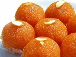 kesariya boondi laddoo