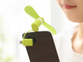 Mini Smartphone Fan