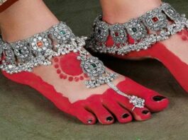 German Bridal Silver Payal