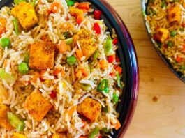 Paneer Fried Rice Recipe