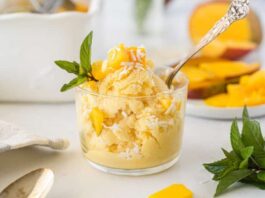 Mango Coconut Ice Cream