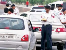 Delhi Challan of bs 3 and bs 4 petrol Diesel vehicle