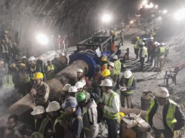 uttarkashi tunnel rescue, drilling-work-in-the-tunnel-was-stopped-on-saturday