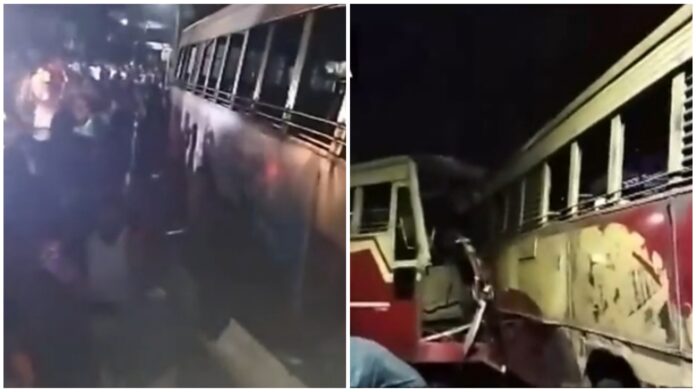 Kerala Bus Accident, two buses collided