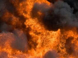 Chennai Fire in soap powder godown