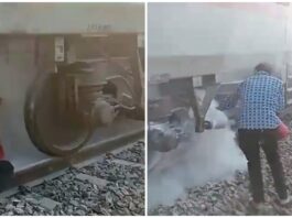 Himgiri Express fire news