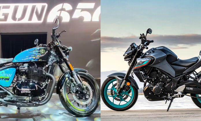 Yamaha MT-03, Royal Enfield Shotgun 650,petrol bikes, auto news, Yamaha bikes, , Royal Enfield bikes
