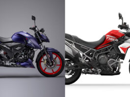 2024 Tvs Apache RTR 160 4V, 2024 Triumph Tiger 900 GT, petrol bikes, auto news, tvs bikes, bikes under 1.50 lakhs