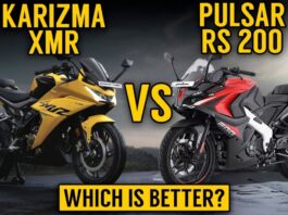 Bajaj Pulsar RS200 and Hero Karizma XMR