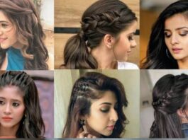 Hairstyle for kurti
