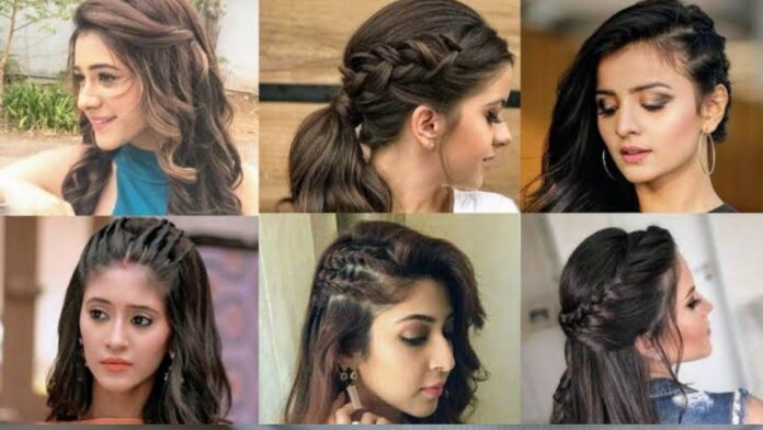 Hairstyle for kurti