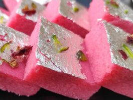 Home Made Rose Barfi