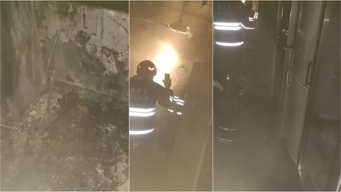 Fire broke out in teaching block of AIIMS Delhi on Thursday
