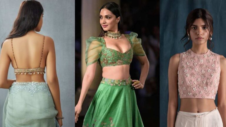 Sleeveless Blouse Design