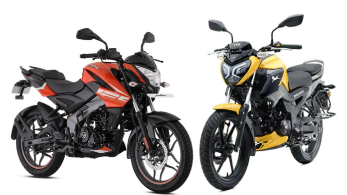 TVS Raider 125 price, Bajaj Pulsar NS125 mileage, 125 cc bikes, bikes under 1 lakhs, petrol bikes, tvs bikes, bajaj bikes