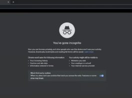 Google Chrome Incognito Mode