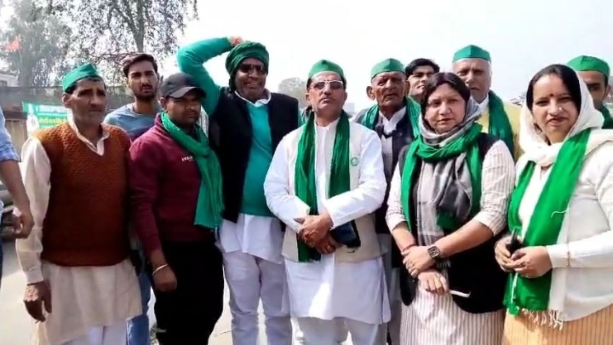 BKU's tractor march in Shamli, memorandum of 14-point demands submitted to the President
