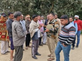 shamli-farmers-stopped-highway-work-after-not-getting-compensation-hundreds-of-bighas-of-crop-were-submerged-due-to-contractors-negligence