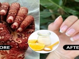 Remove Mehndi in Nails