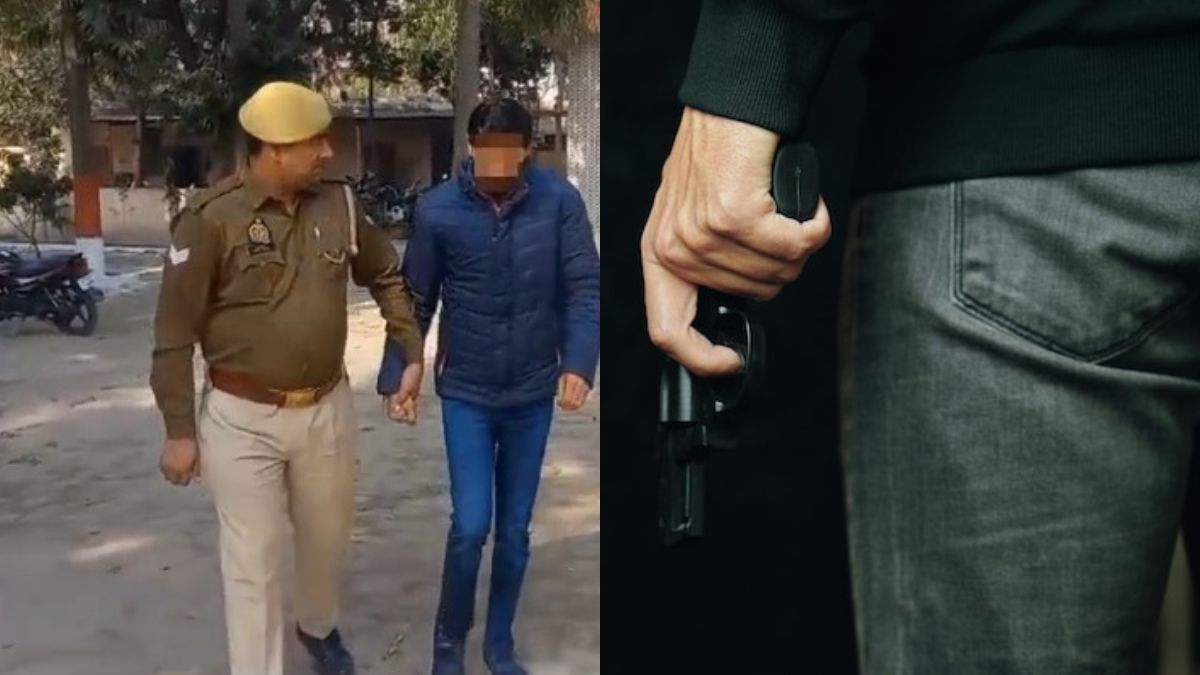 a-man-points-revolver-amid-traffic-jam-in-shamli-accused-arrested-video-went-viral-2-days-ago