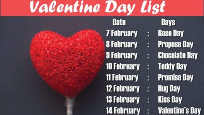 Valentine Week 2024 List
