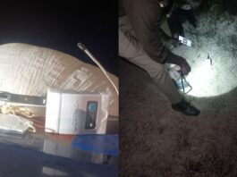 Etawah Balloon falling from the sky created panic, colorful lights were burning, police engaged in investigation!