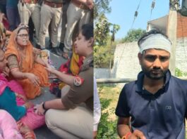 Kanpur: Car riders opened fire, 7 injured, angry villagers blocked the road!