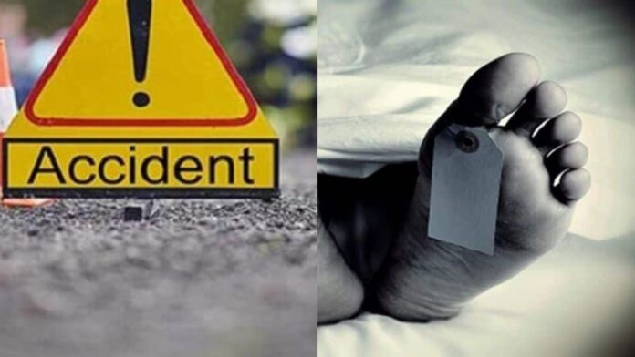 Kanpur : There was an uproar for hours over the death of cousins ​​due to a truck collision, a jam was created by keeping the dead body on the road!
