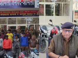 Shamli : Interstate vehicle theft gang busted, 9 accused including 7 stolen bikes arrested!