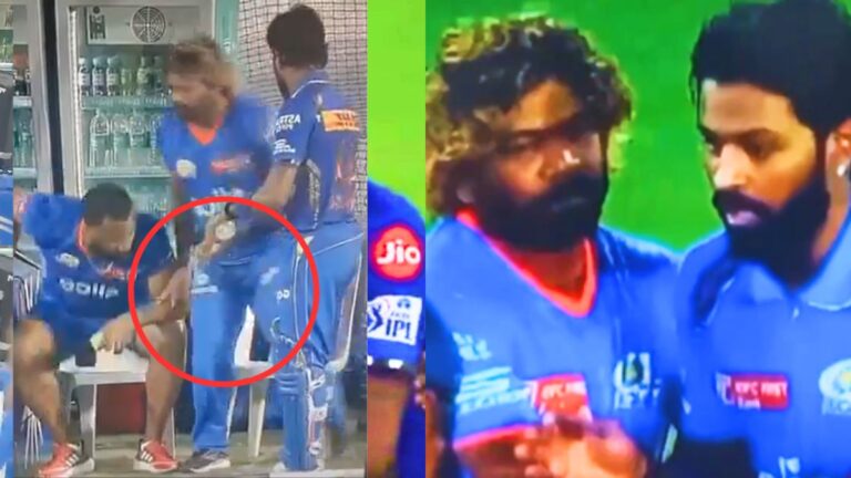 Hardik Pandya का एक और वीडियो वायरल, अब मलिंगा को धक्का देते दिखे!