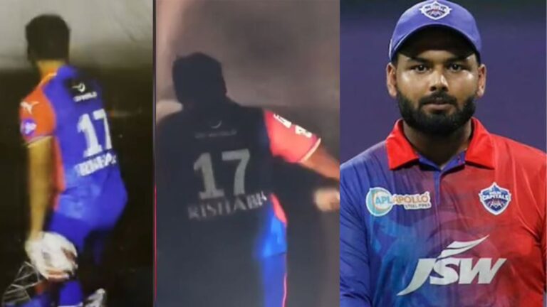 Rishabh Pant ने लगातार दूसरी हार के बाद निकाली भड़ास, दीवार में दे मारा बल्ला!