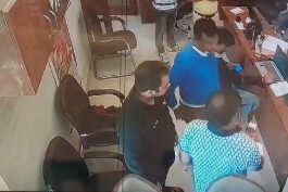 CCTV footage of a Congress leader pointing a pistol at a businessman in Kanpur and threatening him is going viral. 