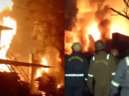 Kanpur Fire: Massive fire breaks out in scrap godown, goods worth Rs 50 lakh destroyed, around 12 fire tenders on the spot!