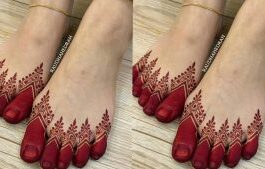 Foot Finger Mehndi Designs