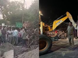hardoi-accident-truck-laden-with-sand-overturned-on-a-hut-8-people-of-a-family-died