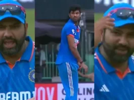 Rohit Sharma's funny stump mic