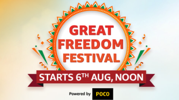 Amazon Great Freedom Festival sale August 6