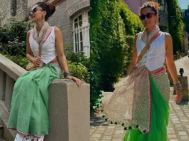 Taapsee Pannu Draped Rs 4,500 Cotton Saree