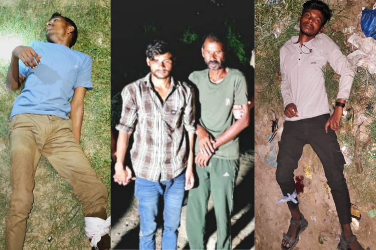 दिल्ली बॉर्डर पर एनकाउंटर, दो को लगी गोली, 4 अरेस्ट, देखें वीडियो