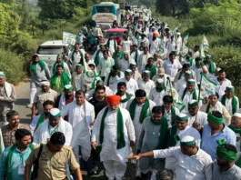 किसान अधिकार पदयात्रा'
