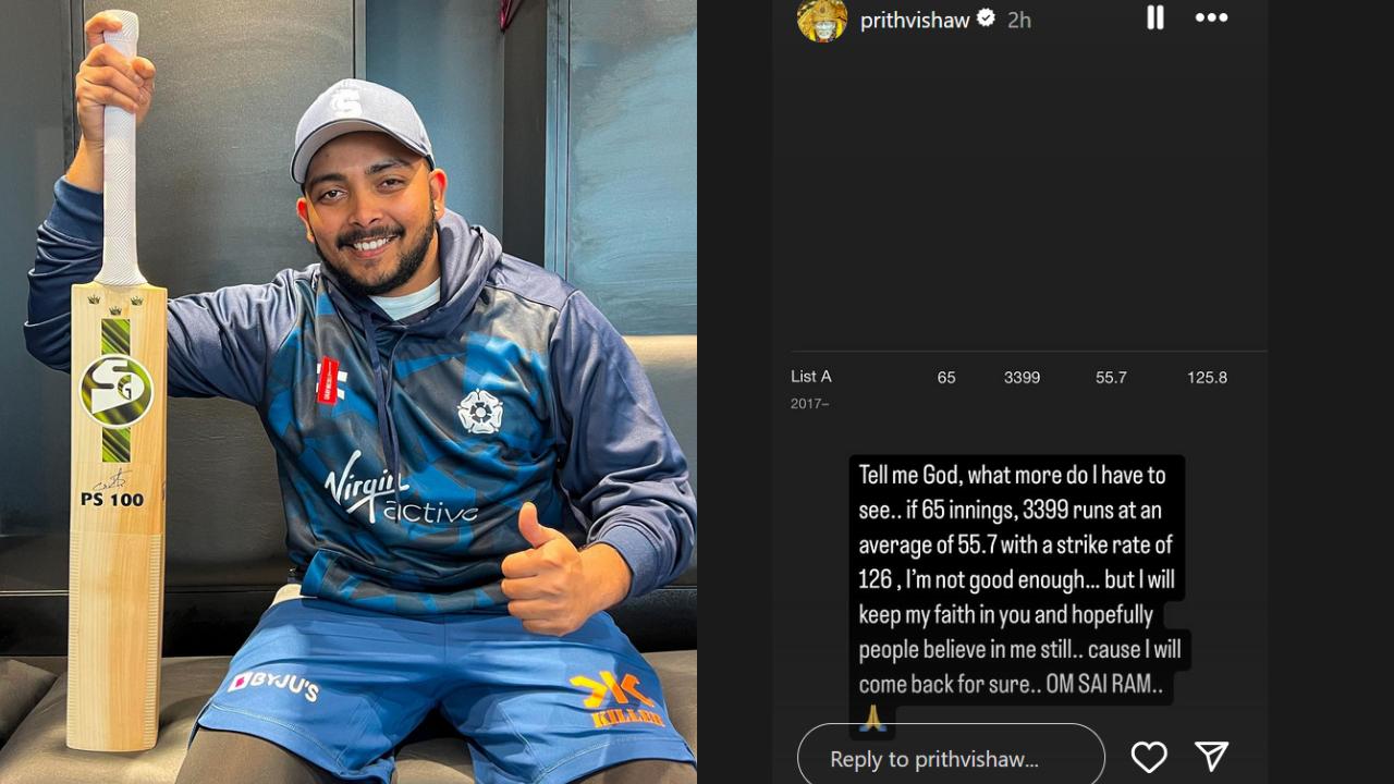 Prithvi Shaw News