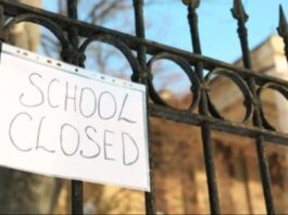 Schools closed