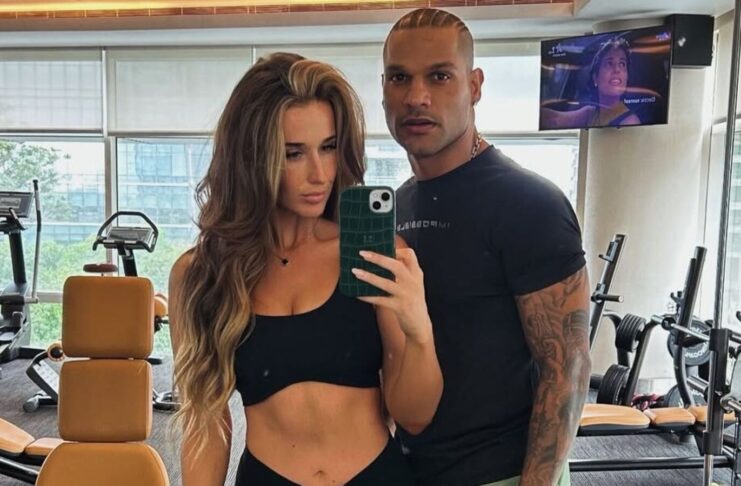 Shikhar Dhawan-Sophie Shine