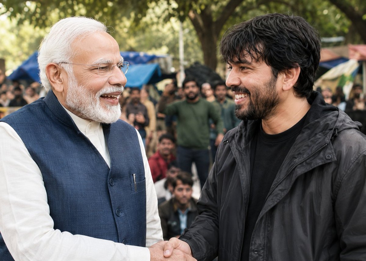 PM Modi Abhijeet Dipke AI Photo Fact Check