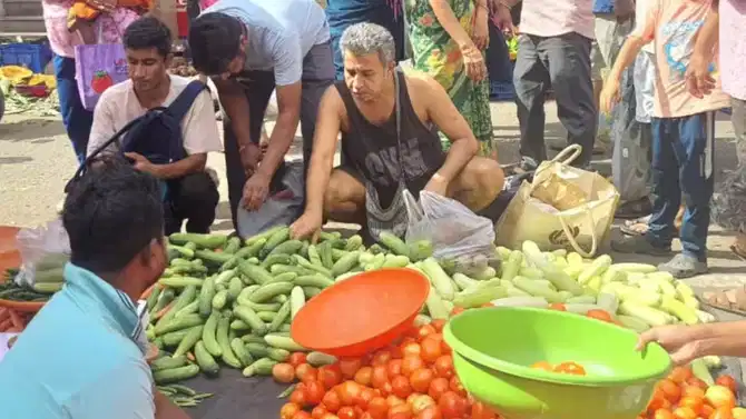 Pankaj Jha Viral Vegetable Photo
