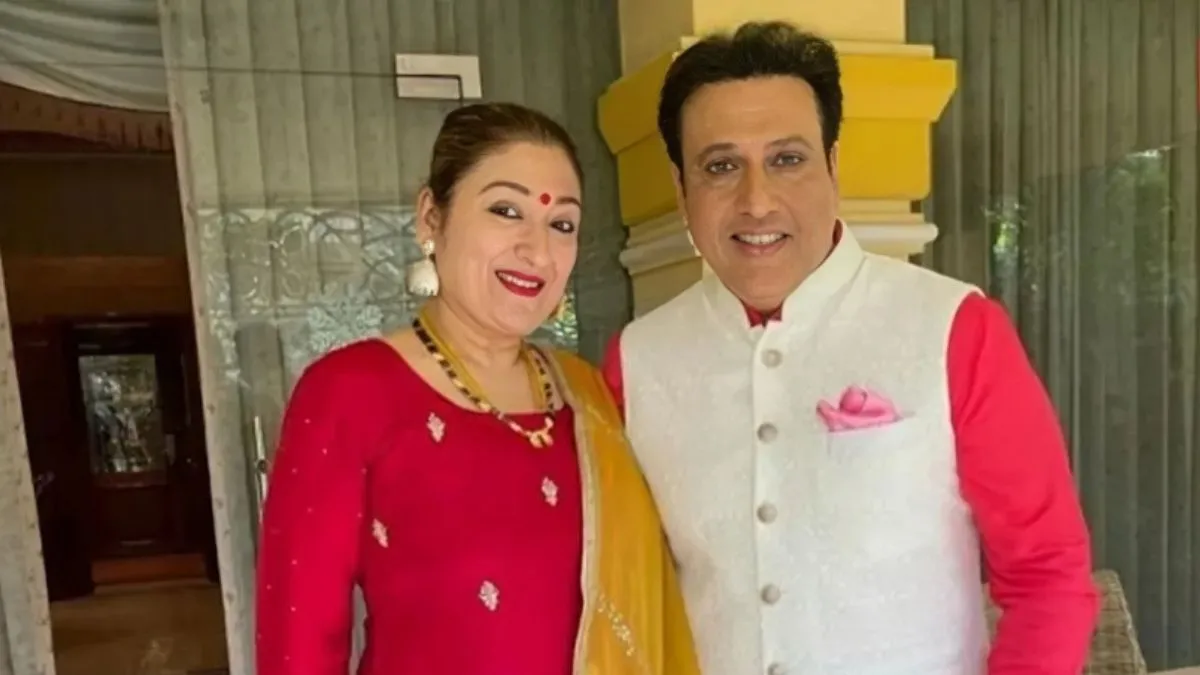 Sunita Ahuja on Govinda hair patch