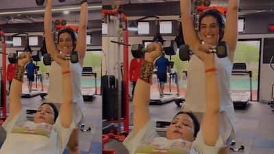 Akshara Singh Mother workout