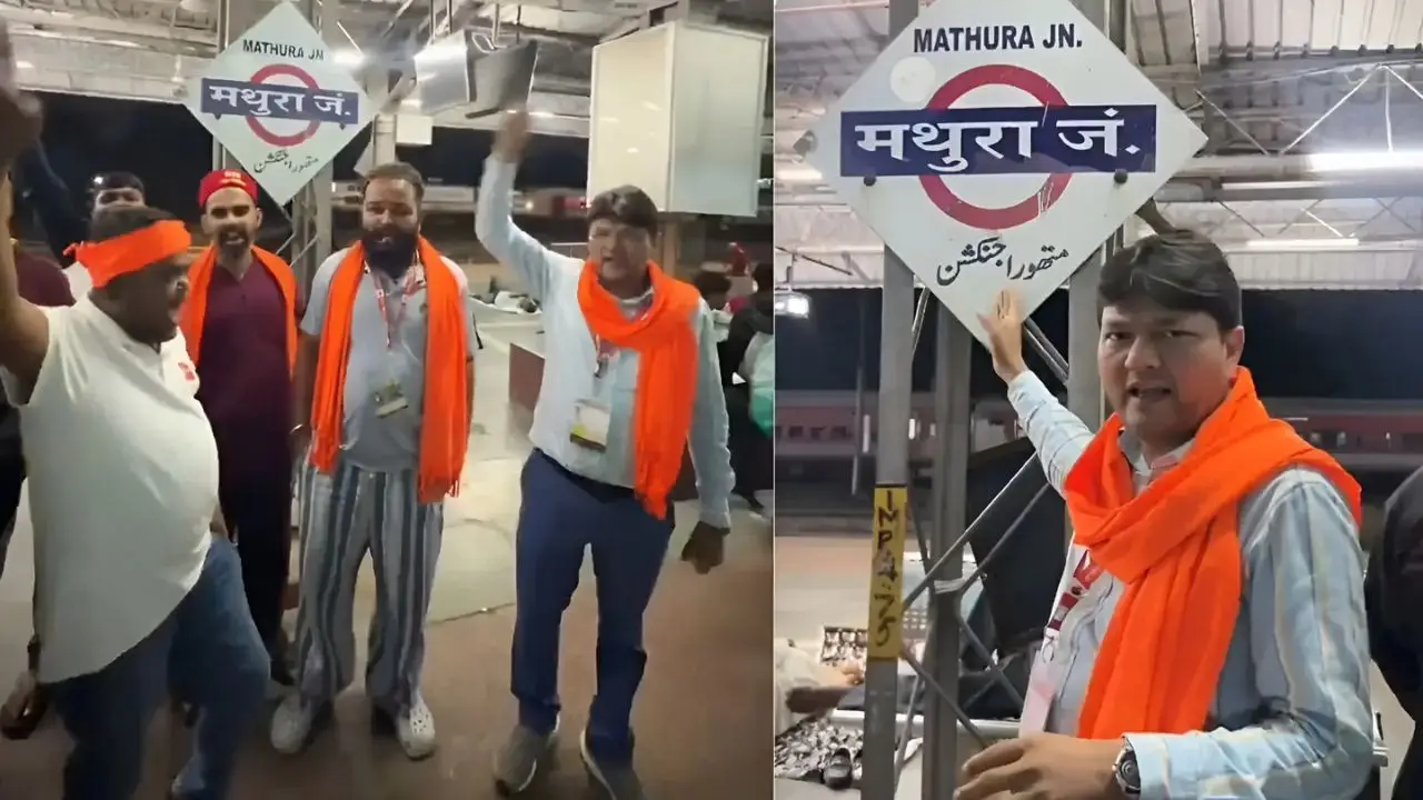 Mathura Junction Urdu Name Board Controversy