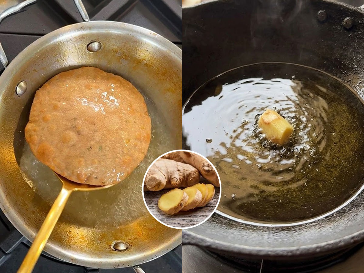 Ginger Hack for Frying Puri