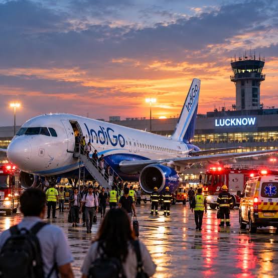 Lucknow Airport Flight Diversion